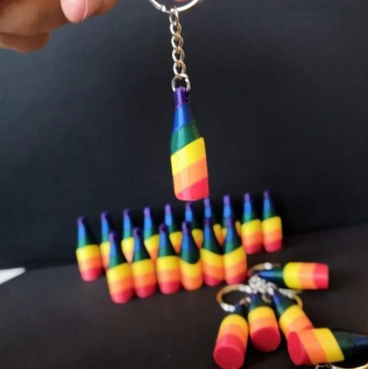 3D printed Pride Rainbow 