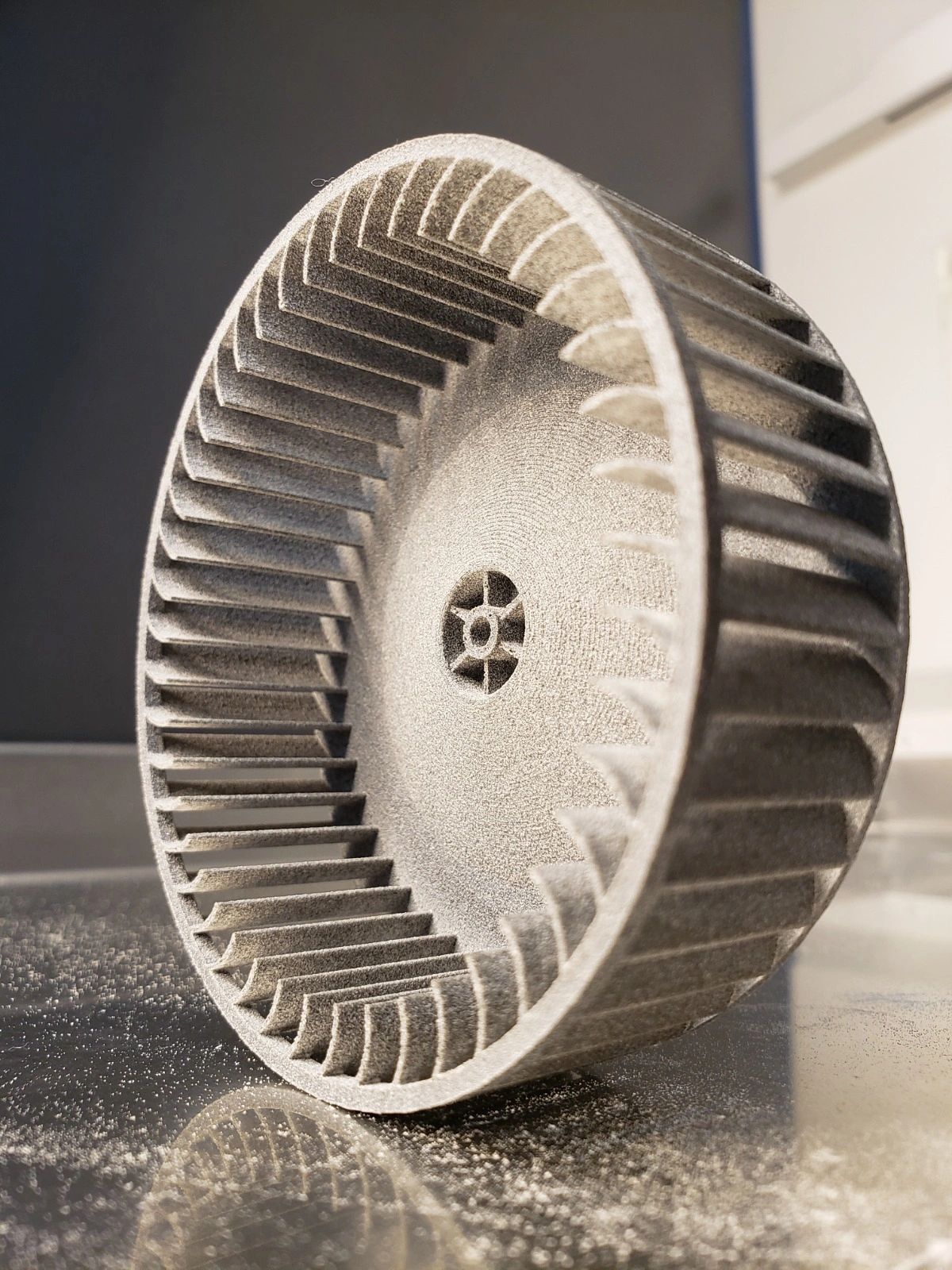 Turbine printed in MJF